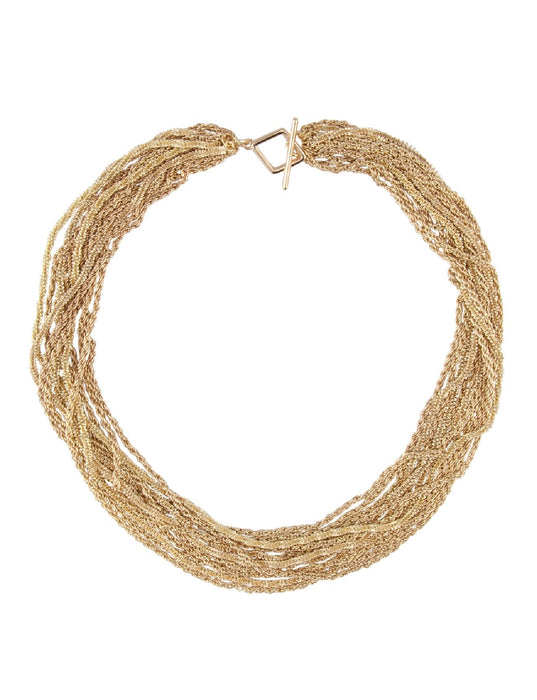 Barcs Australia Multi Chain Short Women's Gold Necklace