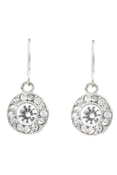 Barcs Australia Multi Stone Women's Silver Plated Drop Earring