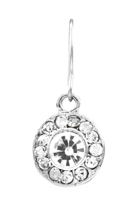 Barcs Australia Multi Stone Women's Silver Plated Drop Earring