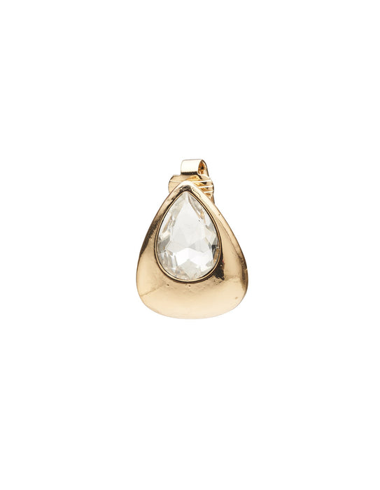 Barcs Australia Crystal Pear Women's Gold Plated Earring