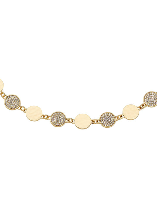Barcs Australia Stone & Texture Elements Women's Gold Plated Necklace