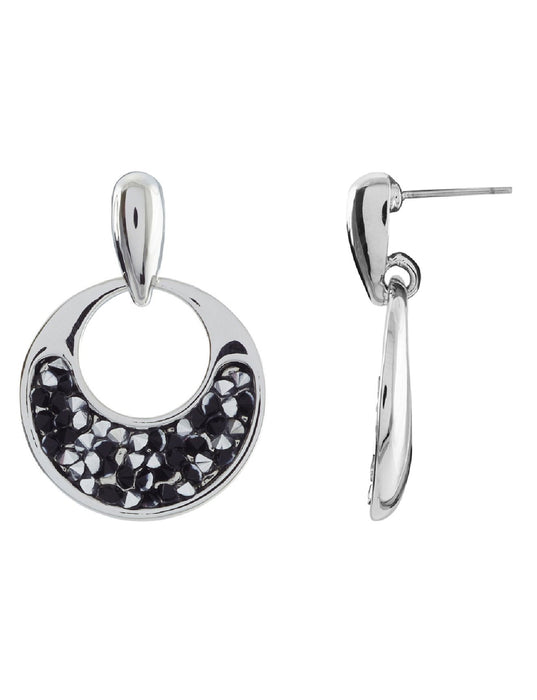 Barcs Australia Crushed Ice Women's Hematite Earrings