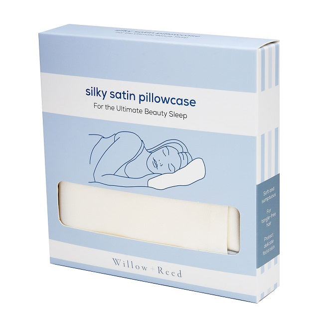 Willow + Reed Silky Satin pillowcase