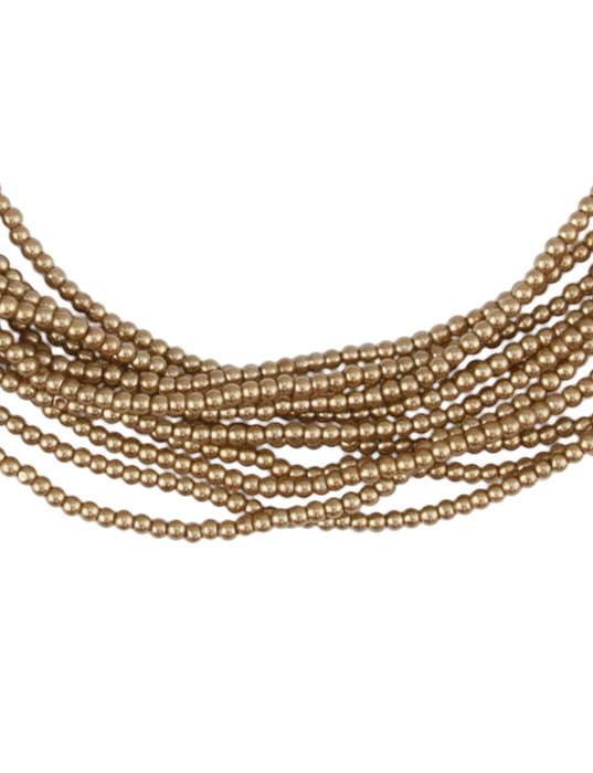 Barcs Australia Pearl Volume Women's Gold Necklace